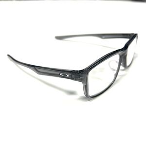 Oakley Eyeglasses Frames Only OX8081-0655 PLANK 2.0 Polished Gry Smoke 145-55-18